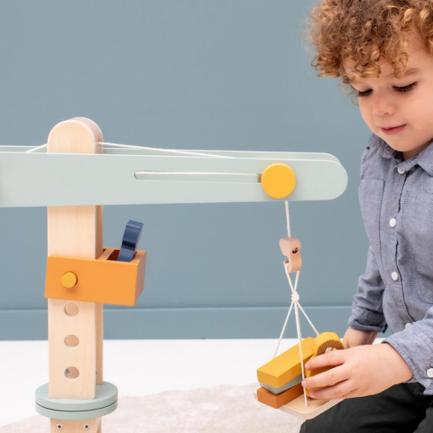 Trixie - Wooden Constructıon Crane - Ahşap İnşaat Vinci