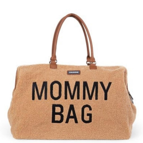 Childhome - Mommy Bag - Anne-Bebek Bakım Çantası - Teddy - Kahve