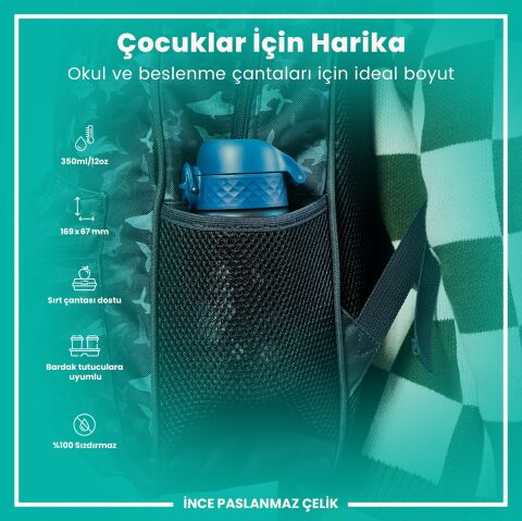 Ion8 - Çocuk Suluk - Uzay - 350 ml - Sızdırmaz - BPA İçermeyen