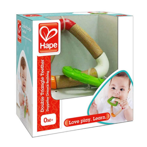 Hape Double Triangle Üçgen Diş Kaşıyıcı / Double Triangle Teether
