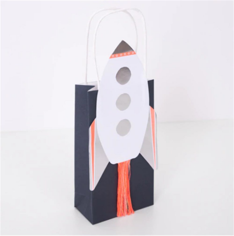 Meri Meri - Rocket Party Bags - Roket Parti Çantaları - 8'Li