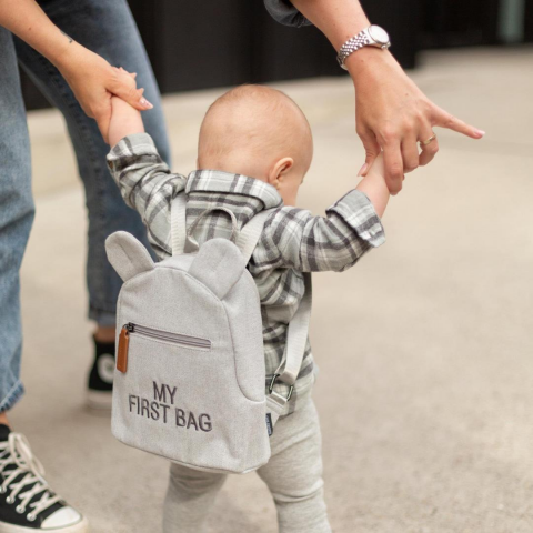 Childhome - My First Bag Çanta - Canvas - Gri