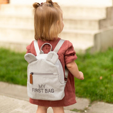Childhome - My First Bag Çanta - Canvas - Gri