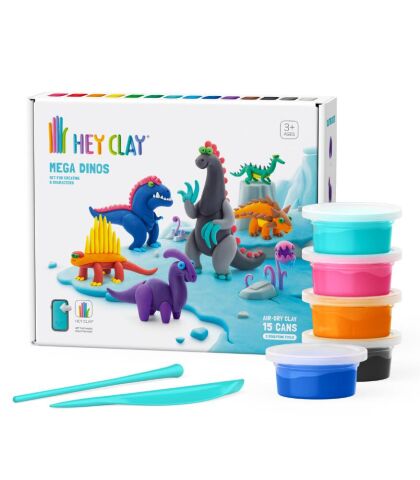 Hey Clay Yaratıcı Kil Seti - Mega Dinos