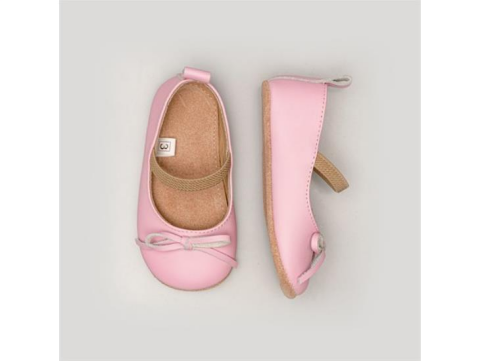 Merli&Rose Deri Fiyonk Babet | Pembe