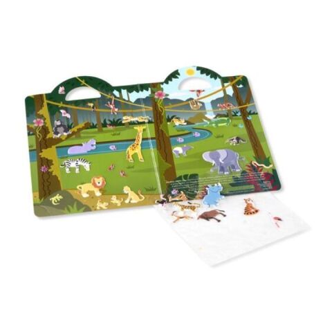 Melissa&Doug Kabartmalı Puffy Çıkartma Kitabı - Safari
