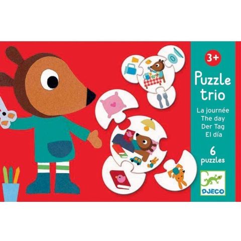 Djeco Puzzle / Trio The Day