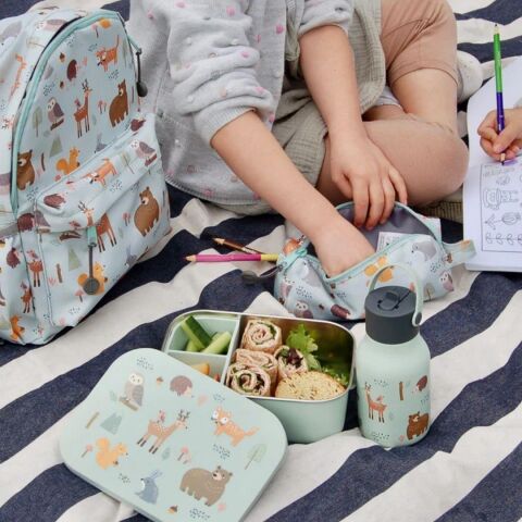 Lund London Little Lund Pencil Case - Kalem Kutusu Woodland