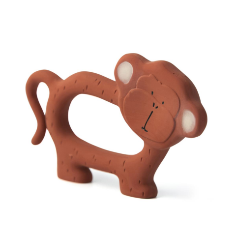 Trixie - Natural Rubber Grasping Toy - Bebek Kavrama Oyuncağı - Mr. Monkey