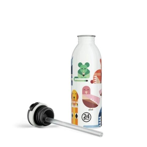 24Bottles - Kids Bottle Best Friends Paslanmaz Çelik Çocuk Su Matarası 500 ml