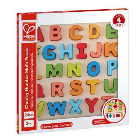Hape Chunky Puzzle Alfabe Yapbozu / Chunky Alphabet Puzzle