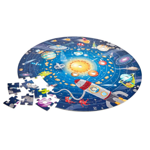 Hape Puzzle Güneş Sistemi Yuvarlak Yapboz / Solar System Puzzle