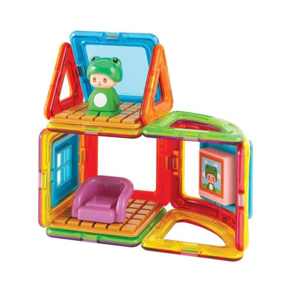 Magformers Mıknatıslı Cube HouseSet - Frog - 20 Parça