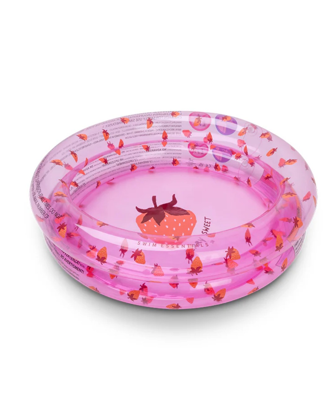 Swim Essentials Pink Strawberry Bebek Havuzu 60 cm