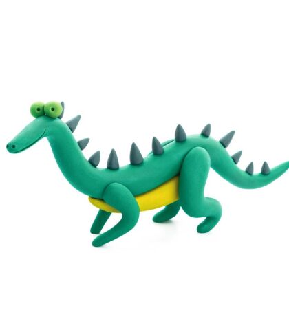 Hey Clay Yaratıcı Kil Seti - Lagosuchus, Allosaurus, Dimetrodon