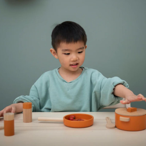 Trixie Mr.Fox - Wooden Cooking Set - Ahşap Oyuncak Pişirme Seti