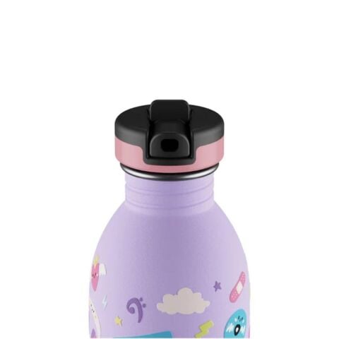 24Bottles - Kids Bottle Music Friends Pipetli Paslanmaz Çelik Çocuk Su Matarası 500 ml
