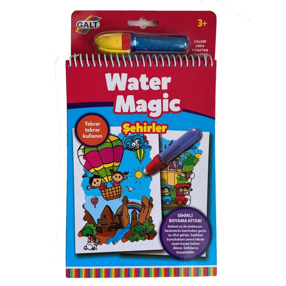 Galt Sihirli Boyama Kitabı - Water Magic Şehirler