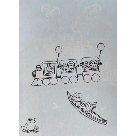 Galt Sihirli Boyama Kitabı - Water Magic Şehirler