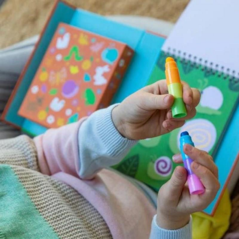 Tiger Tribe Boyama Seti - Bahçe / Crayon Adventures - Garden