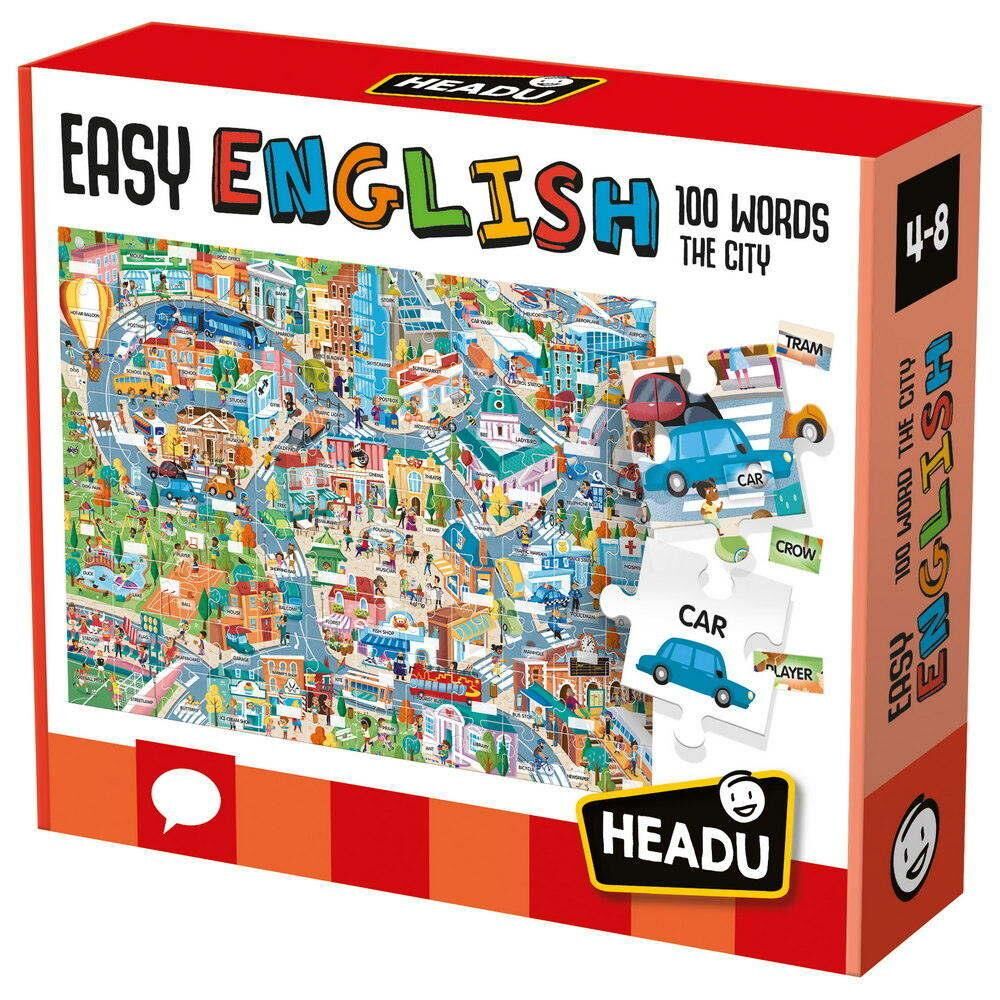 Headu Easy English 100 Words - My City (4-8 Yaş)