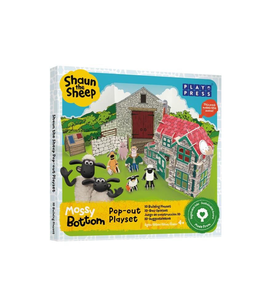 PlayPress - Story Playset - Shaun the Sheep Mossy Bottom