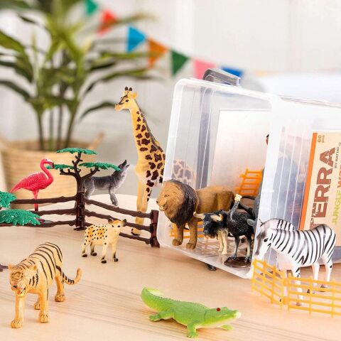 Terra Büyük Oyun Seti Safari Dünyası 60 Parça