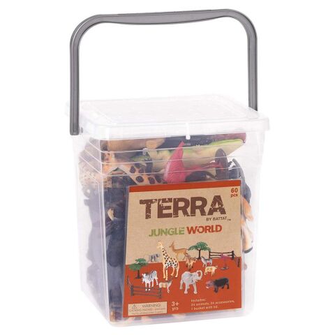 Terra Büyük Oyun Seti Safari Dünyası 60 Parça