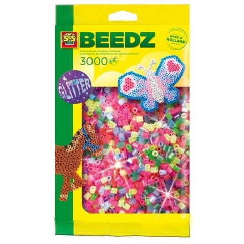 SES Creative Beedz - Ütü Boncukları 3000 Parça - Simli