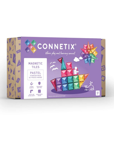 Connetix Pastel Starter Pack Manyetik Bloklar - 64 Parça