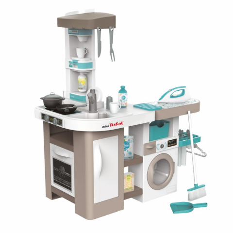 Smoby Tefal Stüdyo Çamaşır Makineli Mutfak Seti