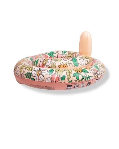 Swim Essentials Pink Blossom Bebek Sırt Destekli Yüzme Simidi 0-1 Yaş