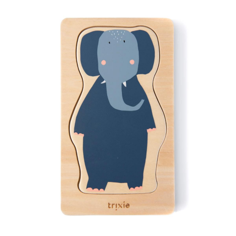 Trixie - Wooden Layer Animal Puzzle - Ahşap Katmanlı Puzzle