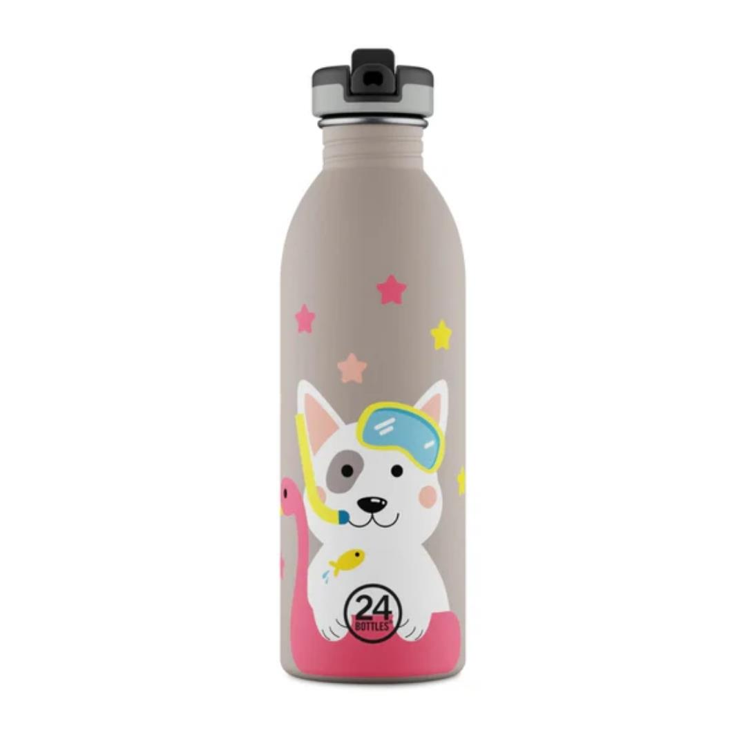 24Bottles - Kids Bottle Lucky Dog Paslanmaz Çelik Çocuk Su Matarası 500 ml
