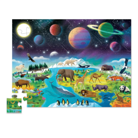 Crocodile Creek Puzzle - 48 Parça - Dünya Ve Uzay