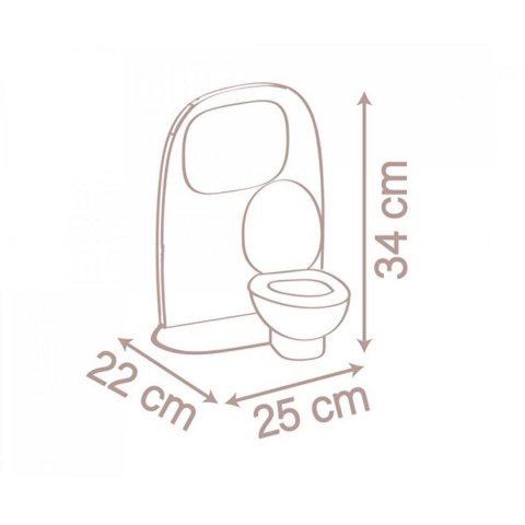 Smoby Baby Nurse Tuvalet ve Lavabo Seti