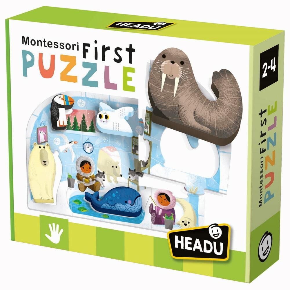 Headu Montessori First Puzzle Pole (2-4 Yaş)
