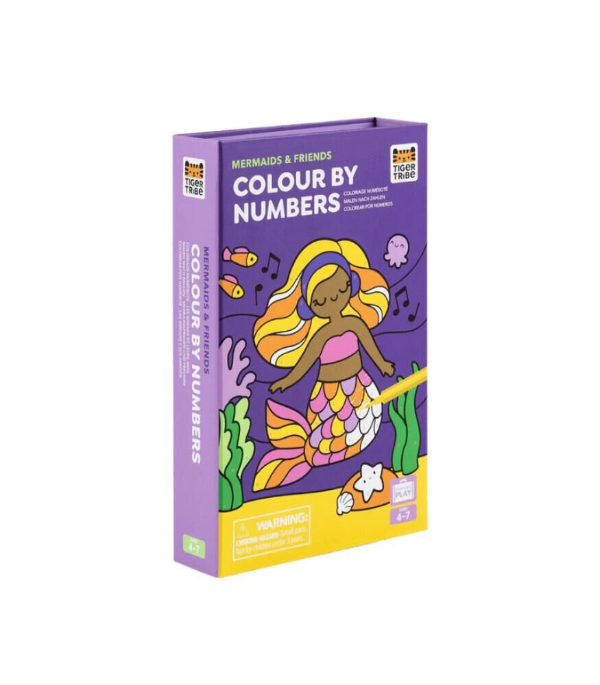 Tiger Tribe Sayılara Göre Boyama - Denizkızları ve Arkadaşları