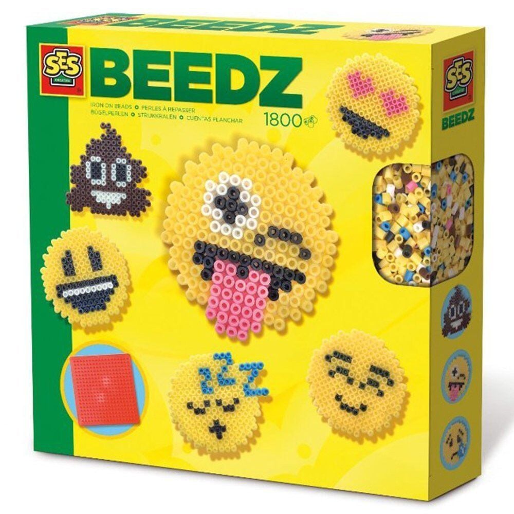 SES Creative Beedz - Ütü Boncuk Seti - Emojiler