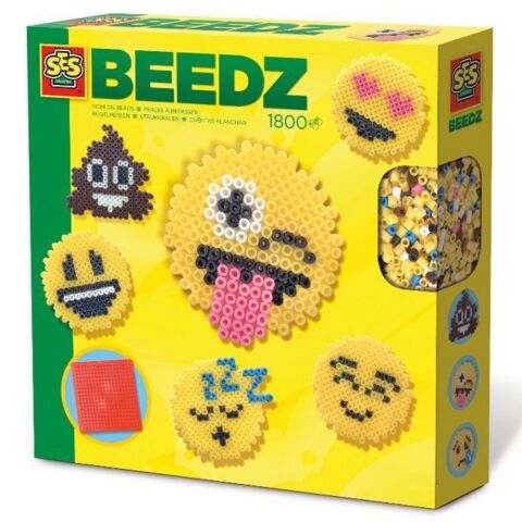 SES Creative Beedz - Ütü Boncuk Seti - Emojiler