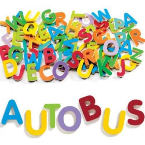 Djeco Mıknatıslı Oyunlar - 83 Small Magnetic Letters