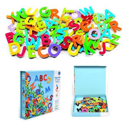 Djeco Mıknatıslı Oyunlar - 83 Small Magnetic Letters