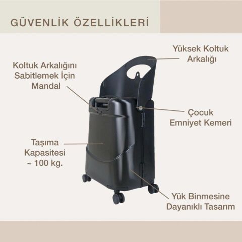 MiaMily Carry On Kabin Boy Valiz - Midnight Black