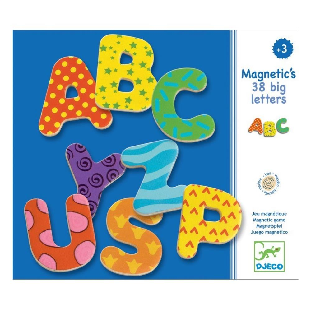 Djeco Mıknatıslı Oyunlar - 38 Big Letters