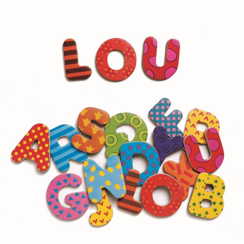 Djeco Mıknatıslı Oyunlar - 38 Big Letters
