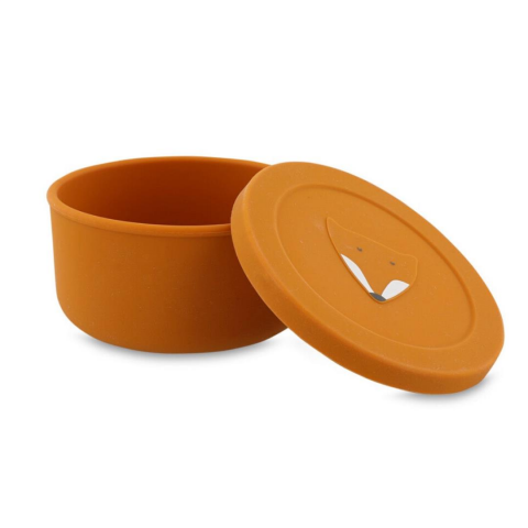 Trixie Silicone Snack Pot With Lid - Silikon Kapaklı Atıştırmalık Kabı - Mr. Fox