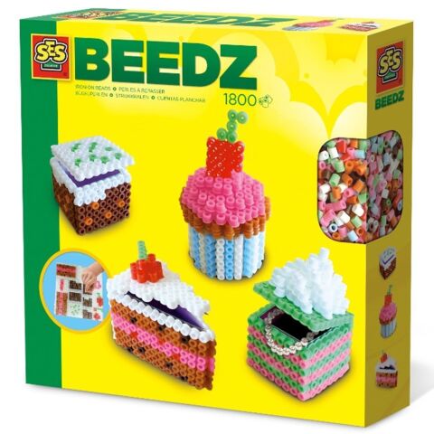 SES Creative Beedz- Ütü Boncuk Seti - 3 Boyutlu Pastalar
