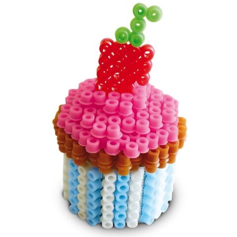 SES Creative Beedz- Ütü Boncuk Seti - 3 Boyutlu Pastalar