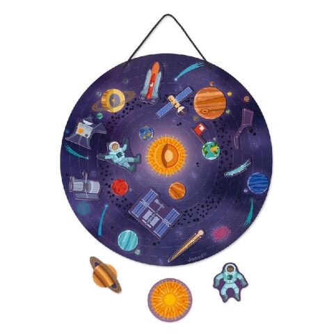 Janod Mıknatıslı Oyun Güneş Sistemi Haritası - Magnetic Solar System Map