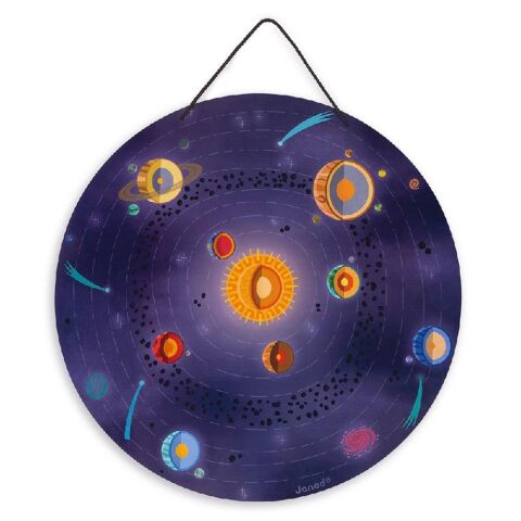 Janod Mıknatıslı Oyun Güneş Sistemi Haritası - Magnetic Solar System Map